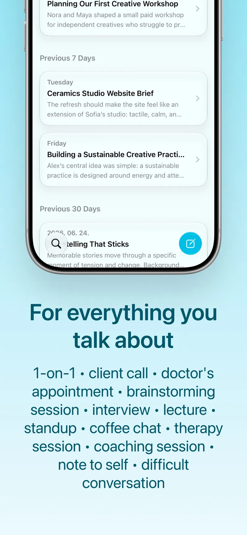 07 · For everything you talk about